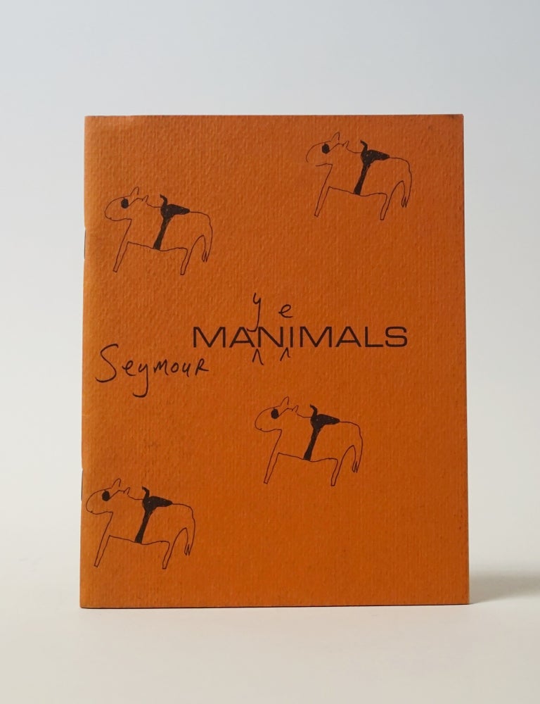 Item #11484 Manimals. Seymour Mayne.