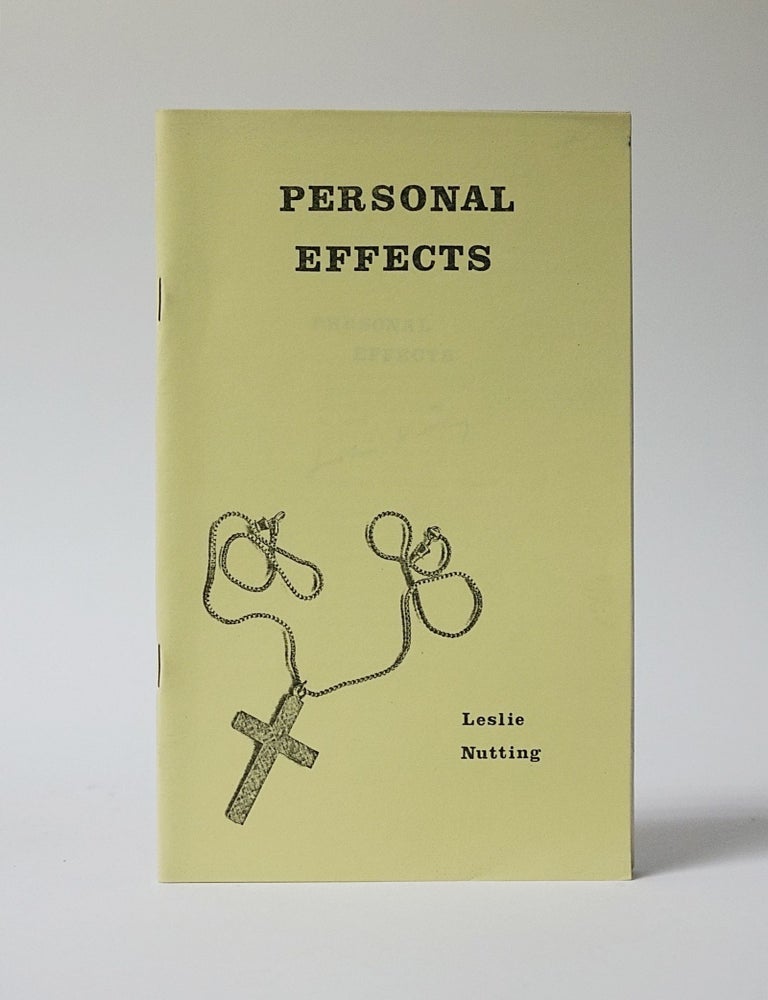 Item #11511 Personal Effects. Leslie Nutting.