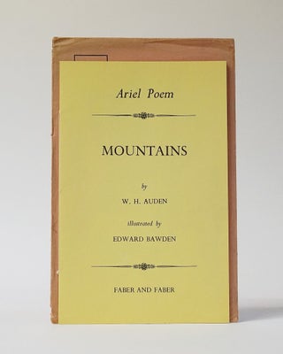 Item #11559 Mountains: An Ariel Poem. W. H. Auden