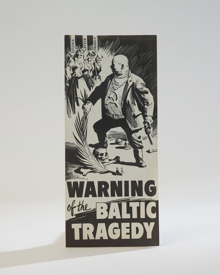 Item #11844 Warning of the Baltic Tragedy.