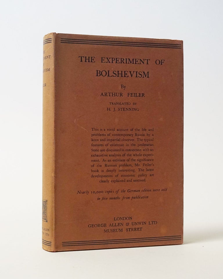 Item #11902 The Experiment of Bolshevism. Arthur Feiler.