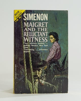 Item #12319 Maigret and the Reluctant Witness [with] Maigret Has Scruples (Ace Double). Georges...