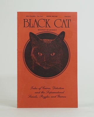 Item #12356 Black Cat Mystery Quarterly. Tales of Crime, Detection and the Supernatural. Serials,...