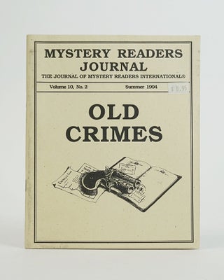 Item #12380 Mystery Readers Journal. The Journal of Mystery Readers International. Volume 10, No....