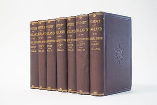 Item #12470 A History of England in the Eighteenth Century (Cabinet Edition). William Edward...