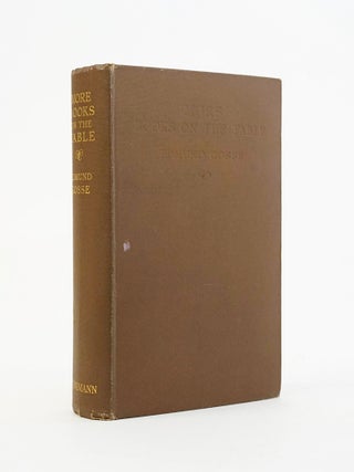 Item #12507 More Books on the Table. Edmund Gosse