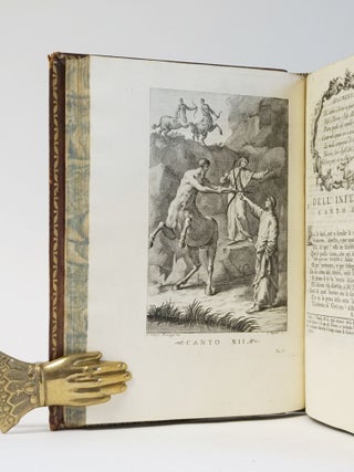 La Divina Commedia di Dante Alighieri con Varie Annotazioni, copiosi Rami Adornata. Dedicata alla Sagra Imperial Maesta di Elisabetta Petrowna Imperatrice di Tutti le Russie ec. ec. ec.. In Four Volumes.