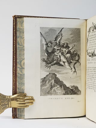 La Divina Commedia di Dante Alighieri con Varie Annotazioni, copiosi Rami Adornata. Dedicata alla Sagra Imperial Maesta di Elisabetta Petrowna Imperatrice di Tutti le Russie ec. ec. ec.. In Four Volumes.