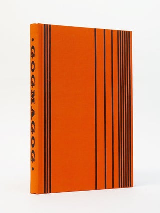 Item #12613 Gogmagog: Morris Cox & The Gogmagog Press. David Chambers, Colin Franklin, Alan Tucher