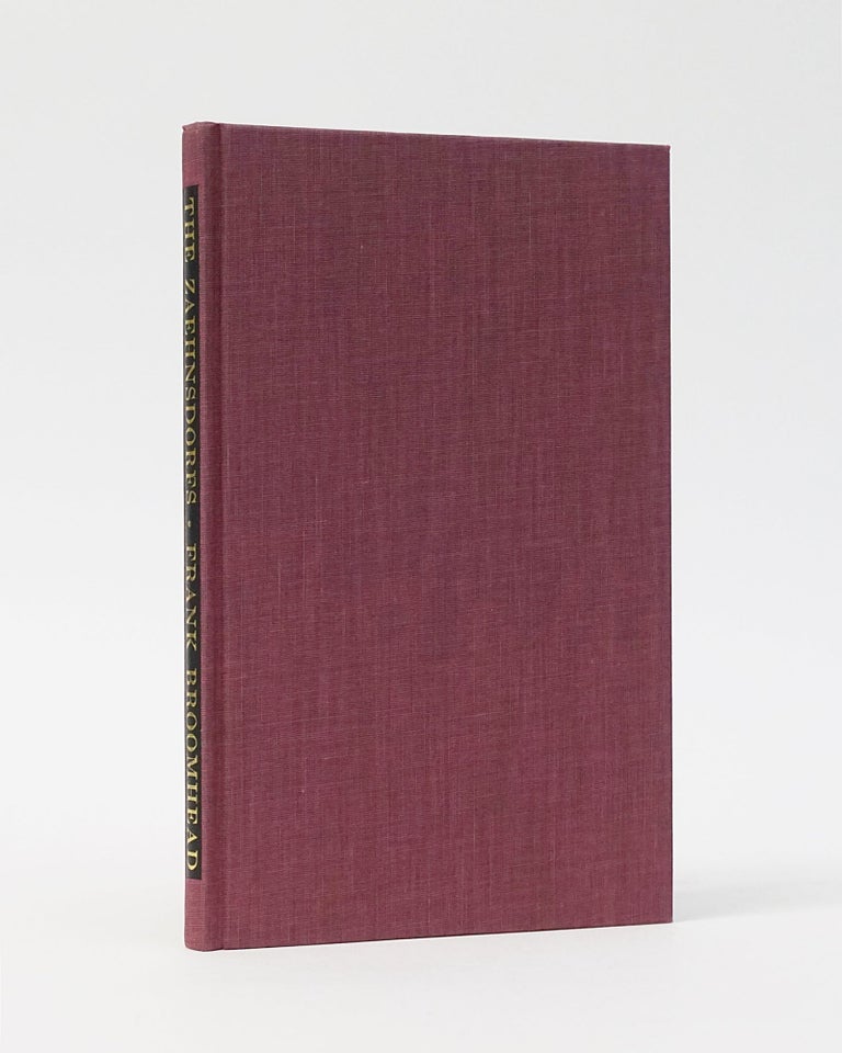 Item #12616 The Zaehnsdorfs (1842-1947): Craft Bookbinders. Frank Broomhead.