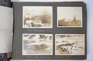 PHOTO ALBUM DOCUMENTING SEVERAL YEARS OF SKI, HIKING AND CAMPING TRIPS IN THE TATRA MOUNTAINS IN SOUTH POLAND (1932-1939) ZAKOPANE / MOUNTAINEERING