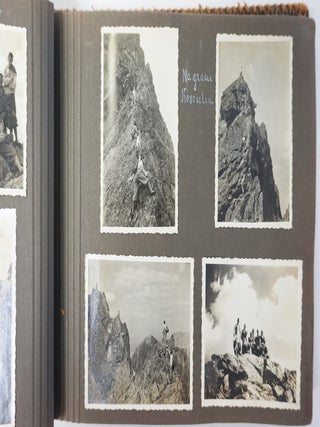 PHOTO ALBUM DOCUMENTING SEVERAL YEARS OF SKI, HIKING AND CAMPING TRIPS IN THE TATRA MOUNTAINS IN SOUTH POLAND (1932-1939) ZAKOPANE / MOUNTAINEERING