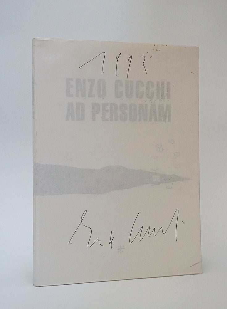 Item #3717 Enzo Cucchi Ad Personam 1950-1992. Enzo Cucchi.