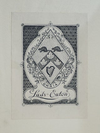 A group of 5 custom-bound works from the library of Lady Eaton.