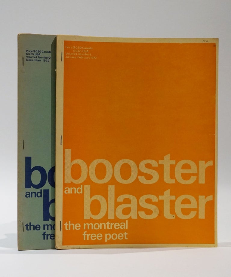 Item #42482 The Montreal Free Poet, booster and blaster. (Volume No. 1. & 2). Bryan McCarthy, ed.