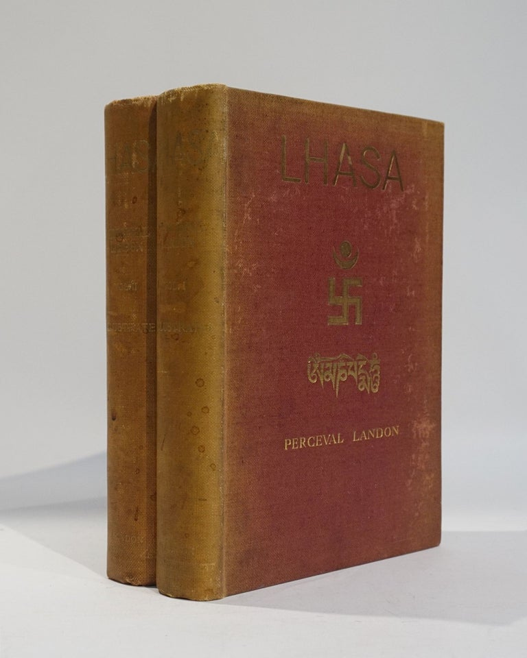 Item #42571 Lhasa. An account of the country and people of Central Tibet and of the progress of the mission sent there by the English government in the Year 1903-4. Perceval Landon.