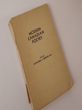 Item #42836 Modern Canadian Poetry. Nathaniel A. Benson