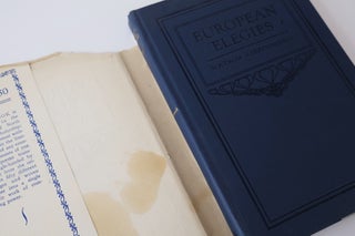 European Elegies: One Hundred Poems Chosen and Translated From European Literatures in Fifty Languages