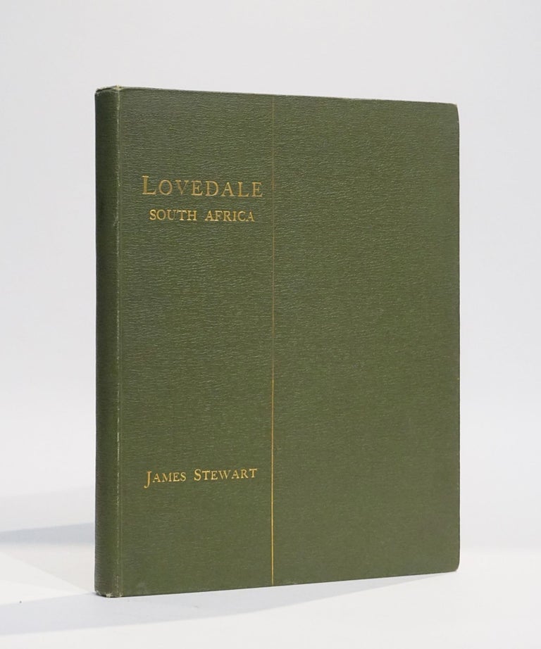 Item #43149 Lovedale South Africa. Illustrated by Fifty Views from Photographs. James Stewart.