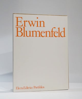 Item #43450 Erwin Blumenfeld. Electa Edictrice Portfolios. Erwin Blumenfeld, Inge Feltrinelli,...