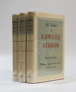 Item #44168 The Letters of Edward Gibbon. Edited by J. E. Norton. Edward Gibbon, J. E. Norton, ed
