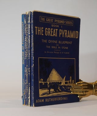 Item #44459 The Great Pyramid Series In 4 Volumes [with] Outline of Pyramidology. Adam Rutherford