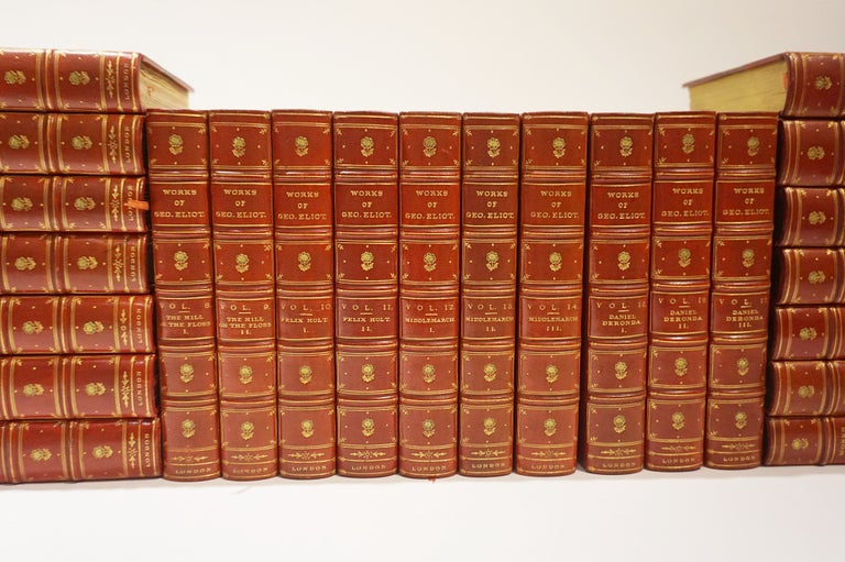 Item #44743 The Works of George Eliot. Cabinet Edition (24 Volumes, with The Life). George Eliot, Mary Ann Evans.