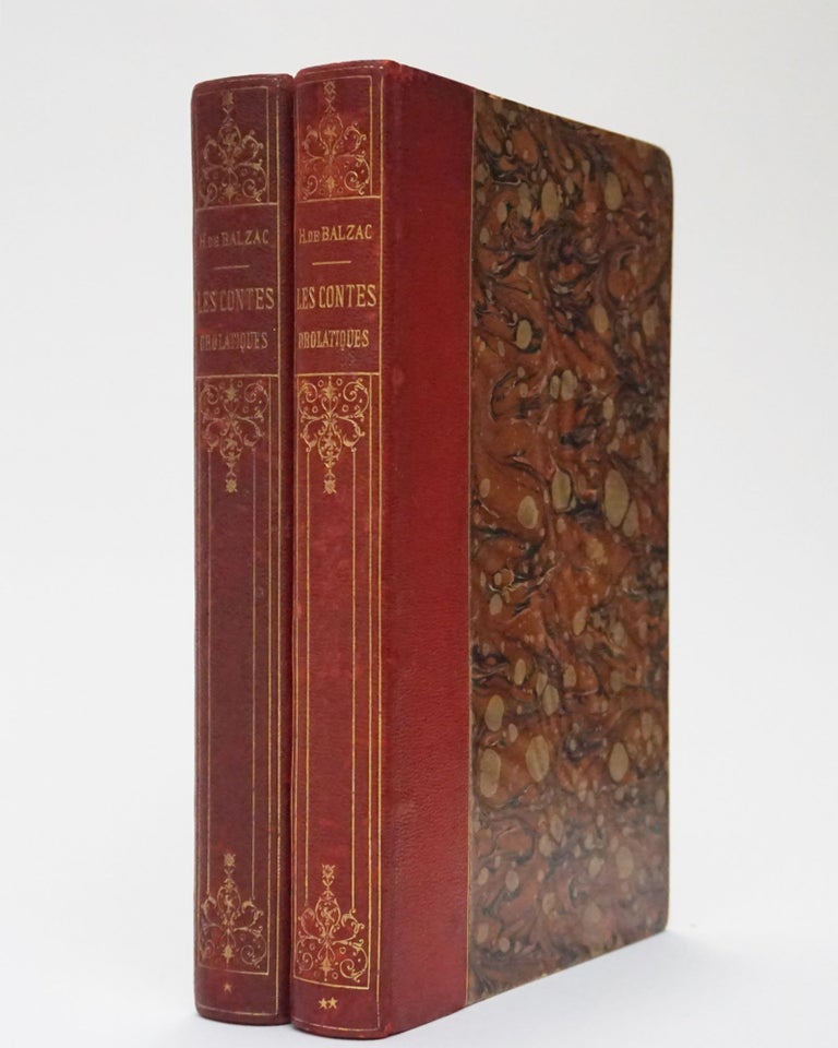 Item #4526 Les Contes Drolatiques. Illustres de 600 Dessins par A. Robida (2 Volumes). Honore de Balzac.