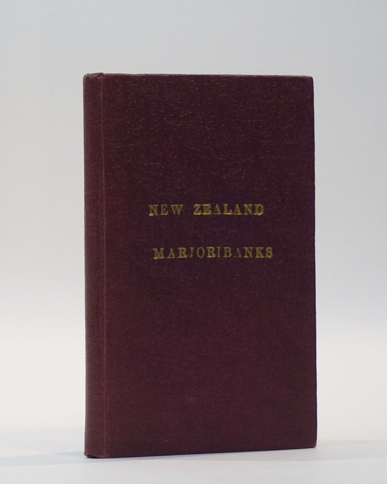 Item #45275 Travels in New Zealand, with a map of the country. Alexander Marjoribanks.