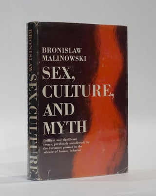 Item #45292 Sex, Culture, and Myth. Bronislaw Malinowski
