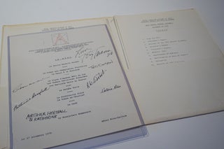 Item #45370 96th Annual General Assembly of the Royal Canadian Academy of the Arts. (With...