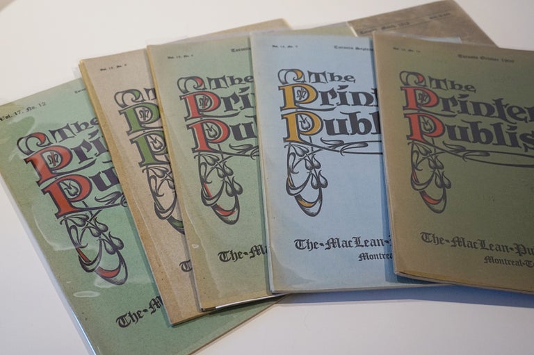 Item #45398 The Canadian Printer & Publisher. 6 Issues. 1908-1910.