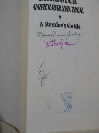 The Darkover Concordance. A Reader's Guide. Signed Limited Edition.