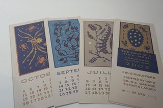 The Eggs of a Tiny Moth. A Calendar for the Year 2003
