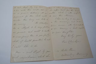 Item #46202 Letter from Sara Coleridge to Anne Murray. Sara Coleridge