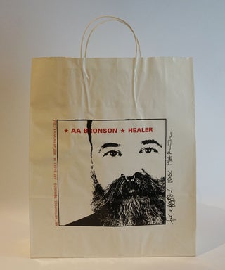 Item #46692 Healer. Paper Shopping Bag. Inscribed by AA Bronson. AA Bronson