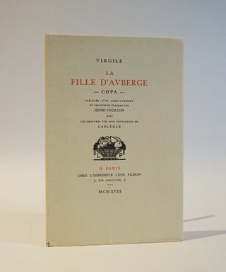 Item #46863 Virgile La Fille D'Auberge -Copa- Precedee d'un Avertissement et traduite en Francais...