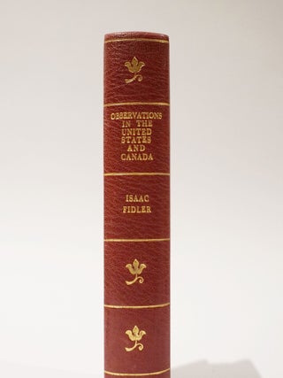Observations on Professions, Literature, Manners, and Emigration, in the United States and Canada Made During a Residence There in 1832