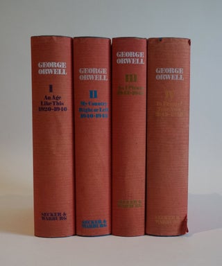 Item #47236 The Collected Essays, Journalism and Letters of George Orwell (4 volume set). George...