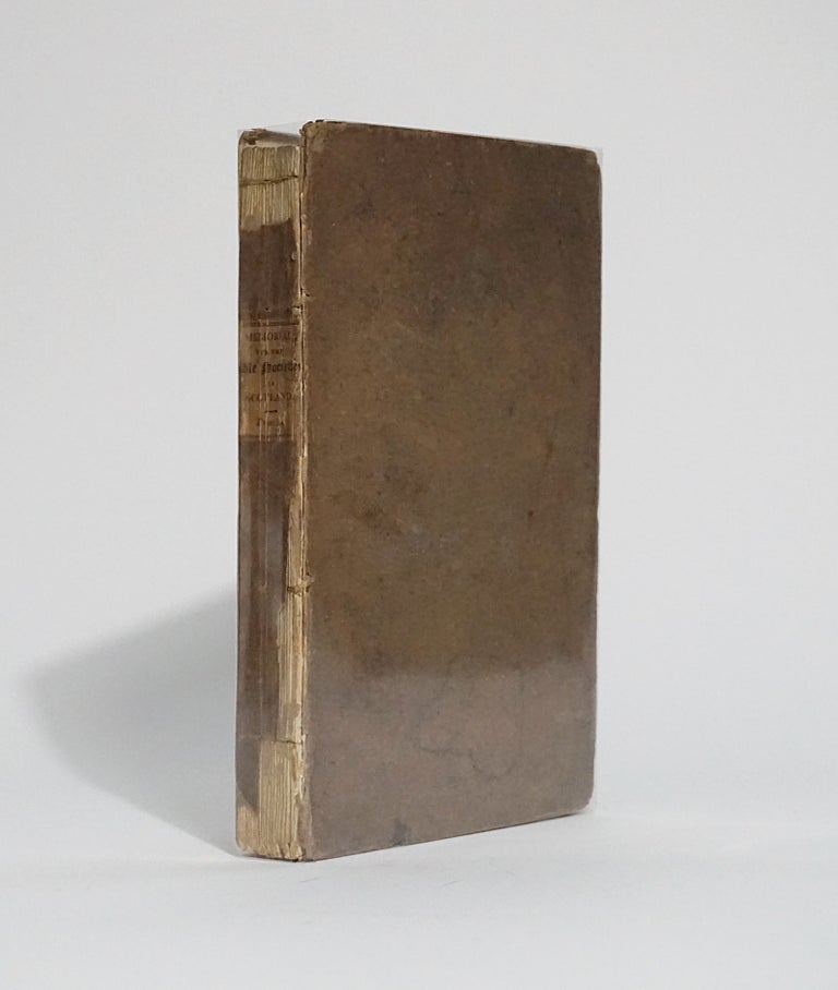 Item #4729 Memorial for the Bible Societies in Scotland: Containing Remarks on the Complaint of His Majesty's Printers Against The Marquis of Huntly and Others. With an Appendfix