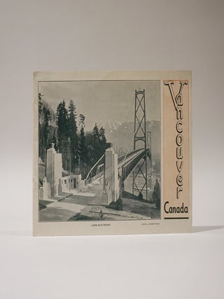 Item #47373 A Souvenir of Vancouver, British Columbia. Vancouver Canada [Covert title