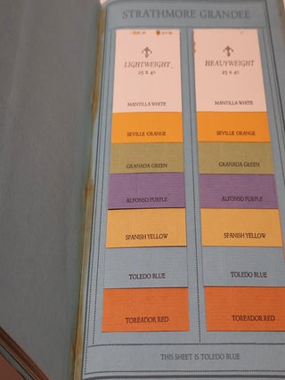 Strathmore Grandee : A paper for the colorful printing of Strathmore Town