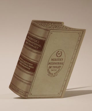 Item #47570 Webster's International Dictionary with Reference History. Advertising Ephemera