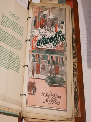 The New York Restaurant Explorers Club. Large Collection of mainly New York Restaurant Menus from 1941. (83 Pieces)