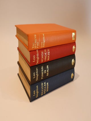 The Ipcress File, Horse Under Water, Funeral in Berlin and Billion-Dollar Brain. (Harry Palmer Novels) 4 Volumes. First Editions. The Harry Palmer Novels.
