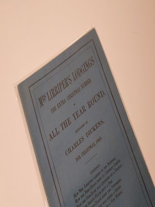 Item #47837 Mrs. Lirriper's Lodgings, The Extra Christmas Number of All The Year Round for...