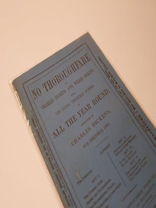 Item #47838 No Thoroughfare by Charles Dickens and Wilkie Collins. Being The Extra Christmas...