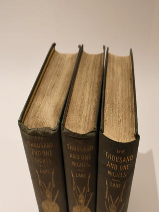 The Thousand and One Nights, Commonly Called, In England, The Arabian Nights' Entertainments . In Three Volumes