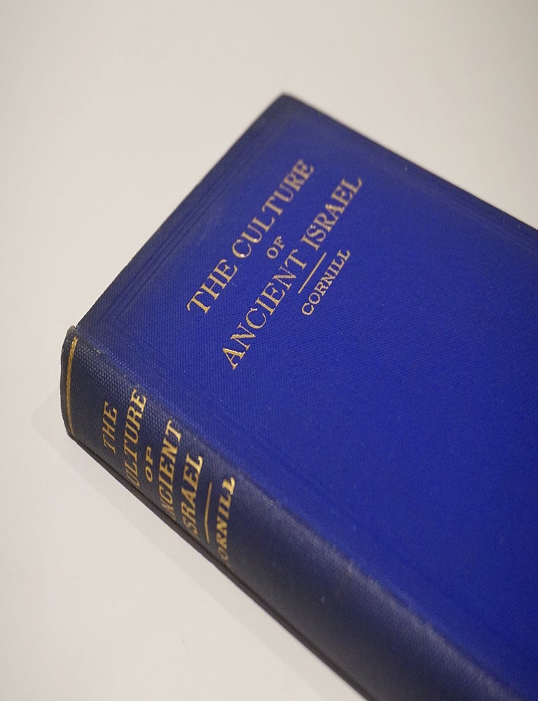 Item #47992 The Culture of Ancient Israel. Carl Heinrich Cornill.
