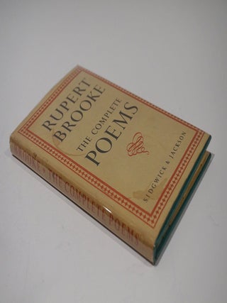 Item #48114 The Complete Poems. Rupert Brooke
